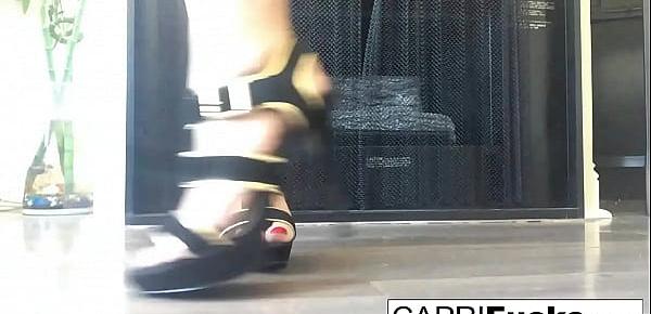 Capri in her high heels